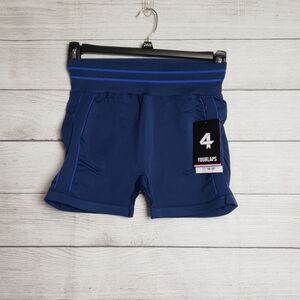 4 Laps FourLaps Aero Seemless‎ Short 3" Midnight Blue Women's XL